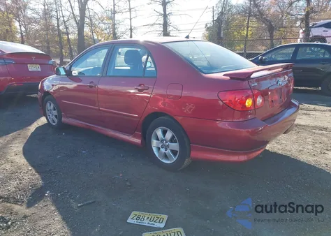 2003 Toyota Corolla S из США, поврежденный, VIN 2T1BR32E73C062708